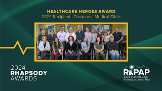 Meet the Crowsnest Medical Clinic: 2024 RhPAP Rhapsody Healthcare Heroes Award Recipient