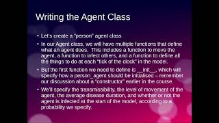 Agent Based Simulation using MESA PART 2 - Building the Agent Class