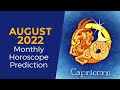 August 2022 Capricorn Monthly Horoscope Prediction |Capricorn Moon Sign Predictions August 2022