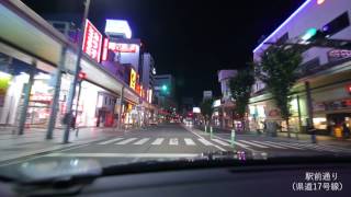 【車載動画】郡山市内の主要道路をぐるぐるしてみた！