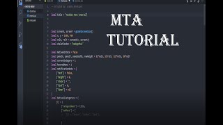 [MTA:SA] New Tutorial Scripting | NativeUi | ✌️