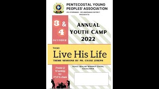 PYPA Youth Camp 2022 | Day 2 |Pr Chase Joseph | LIVE on Visual Media Services