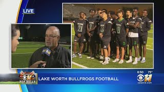 CBS 11 Pep Rally: Lake Worth High School Football Team