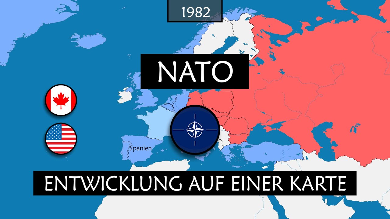 Die Entwicklung Der NATO Auf Einer Karte - YouTube