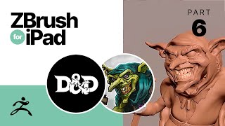 Part 6: How to make your own D\u0026D Miniature - zbrush for ipad