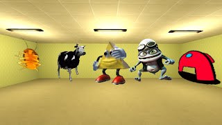 Polish Cow, Crazy Frog, Scary Among Us, Cockroach Super and Dancing Triangle Nextbot Gmod