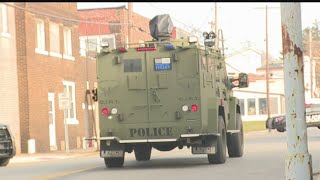 Mercer Co. emergency response team investigates building in Farrell