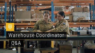 Army Warehouse Coordinator Q&A: Shayla & Alex