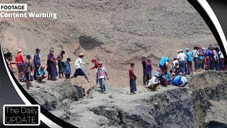 Shocking Footage: The moment a Jade Mine collapses killing at least 168