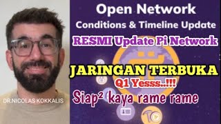 Update Pi Network || Resmi DR.NICOLAS KOKKALIS || JARINGAN TERBUKA (OPEN NETWORK) Q1