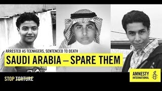 @eshaLegal Discusses Saudi Arabia's Death Sentences of Three Teenage Protesters; #OpNimr