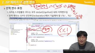 Servlet-JSP를 활용한 모바일 서버 프로그래밍 기본 5강 JSP Life Cycle | T아카데미