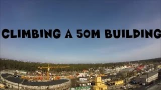 Climbing a 50m abandoned granary