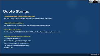Email Forensics Workshop — APAC Session