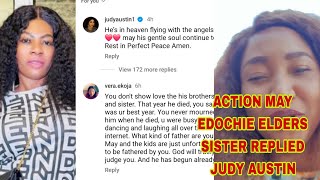 JUDY AUSTIN IN TEARS AS MAY EDOCHIE ELDER SISTER REPLIED HER WITH THIS