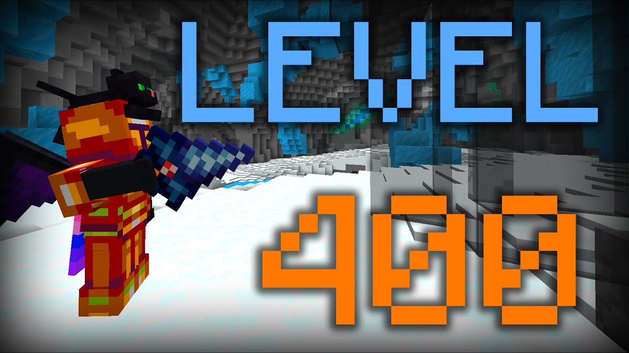 Hitting Level 400 In Hypixel Skyblock Youtube