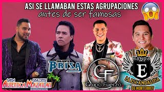 Así Se Llamaban Estas Agrupaciones Antes de Ser Famosas