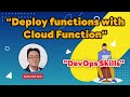Deploy code with Cloud Function (GCP)