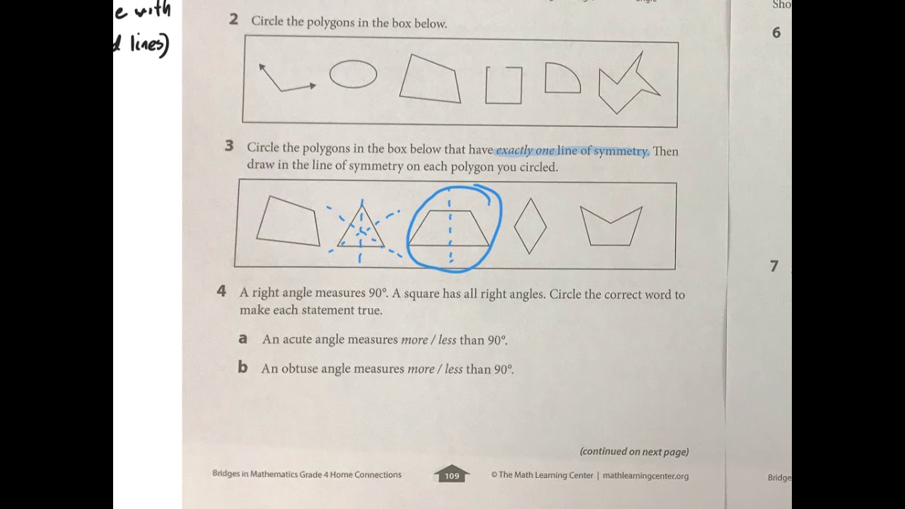 Unit 5 Review (Bridges Math Grade 4) - YouTube