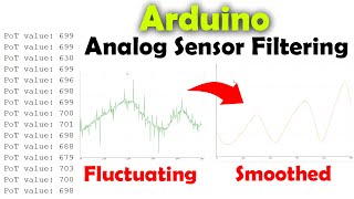 Arduino Analog Signal Filter  | Analog sensor value Fluctuates a lot  | Low Pass filter