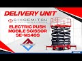 PENGIRIMAN SHIGEMITSU ELECTRIC PUSH MOBILE SCISSOR LIFT SE-M140S MENUJU CV. MAJU JAYA ABADI