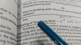 Ch-4 Listening and speaking skills #language Across curriculum b. ed 2nd year