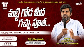 || CSF - LIVE || మట్టి గోడ మీద గచ్చు పూత... || Sunday Worship || Telugu Church || Doha – Qatar ||