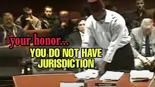 MAN REPRESENTS HIMSELF in COURT and OBJECTS HIS WAY TO VICTORY