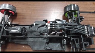 Ｋさんの　2WD DRIFT　GRK4　 センターにモーター位置変更バッテリーホルダー(yokomo）　\u0026　走行動画ＲＷＤ ＤＲＩＦＴ　ＲＣ