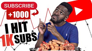 How I Reached 1,000 Subscribers 2022 Seafood Mukbang