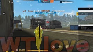 subscriber Vs wt Love challenge free fire highlight