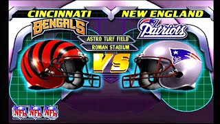 NFL Blitz 2000 (PS1) Bengals vs Patriots