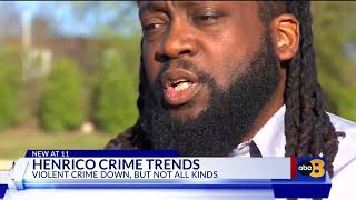 Violent crimes down in Henrico county