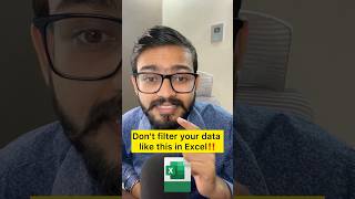 Don't filter data like this in Excel‼️Instead Use Amazing Trick #excel #exceltips #exceltutorial