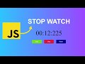 Precision Timekeeping: Building a Modern Stop-Watch / Timer App with HTML, CSS, and JavaScript