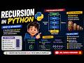 What is Recursion in Python? | Complete Recursion Tutorial with Examples