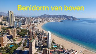 Bucketlist Hans Henriette Wilke. Uitzicht  Benidorm van boven.