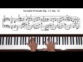 scriabin 24 preludes op. 11 no. 12 in g sharp minor piano tutorial