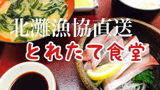 【北灘漁協直送とれたて食堂】徳島名産すだちを使った『天然すだち鰤刺身定食』ぷりっぷりピチピチ🐟✨✨