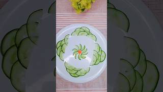 Salad Plate #art #shorts #trending #kitchentips #saladdecoration  #saladcarving #diy #fruitgarnish