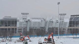 WATCH: Penn State Beaver Stadium press box demolition