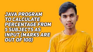 Java program for calculating percentage | codewithaakash