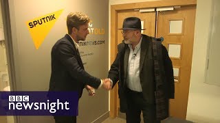 Sweeney's visit to Sputnik News - BBC Newsnight