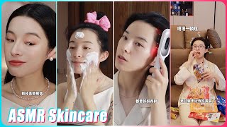 Mitsuisen✨Aesthetic ASMR Skincare Routine☘️Satisfying skincare asmr🍃Beauty Secre