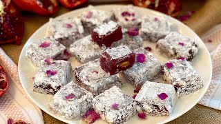 Lokum | Turkish Delight Recipe | Lokum Recipe | Lokum Rezept | Oriental Sweet | Dessert