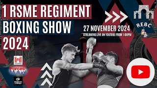 Corps of Royal Engineers - 1 RSME Regiment Boxing Event 2024