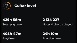 Yousician - 430 Hours - Level 7 - Here Comes The Sun - Full Rhythm