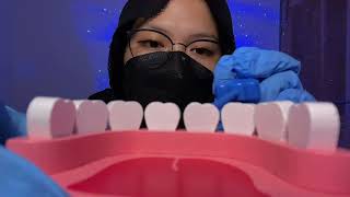 ASMR Dokter Gigi Memeriksa \u0026 Membersihkan Gigi Kamu ( Whispering ) ASMR Dentist Roleplay