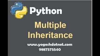 multiple inheritance in python simple example | Lecture 10 | hindi