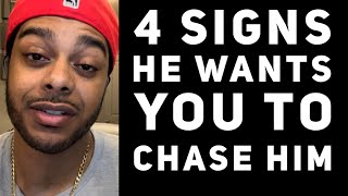 ￼How to tell a guy wants to be chased | 4 signs he’s playing games￼